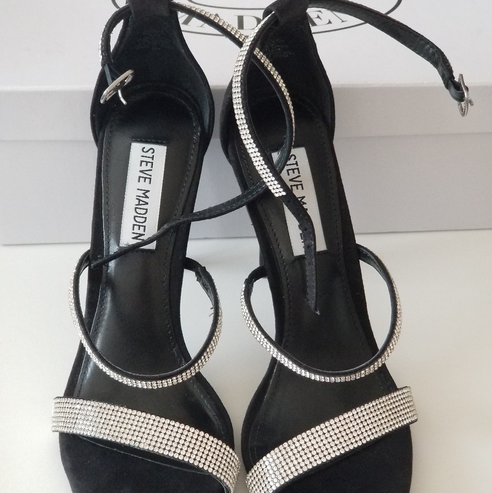 Steve Madden Rhinestone Sandals - Picture 2 of 4